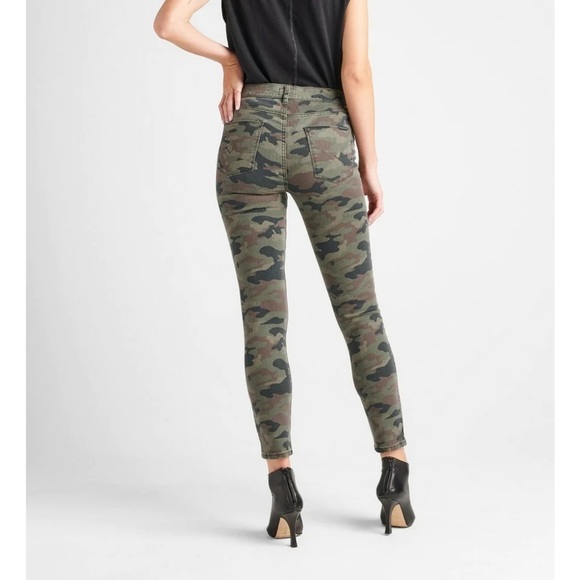 Hudson Cotton Blend Camo Barbara High Waist Skinny Jeans Sz. 28 - Picture 4 of 11